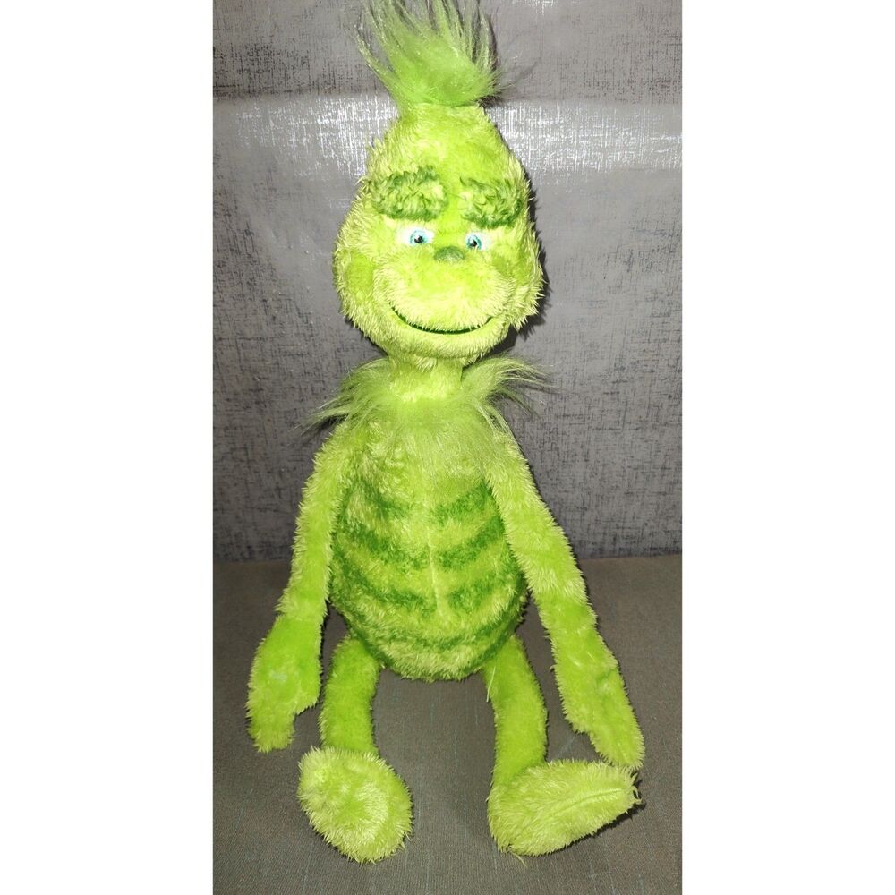Illumination Dr. Seuss The Grinch 18" Talking Plush Tested Works